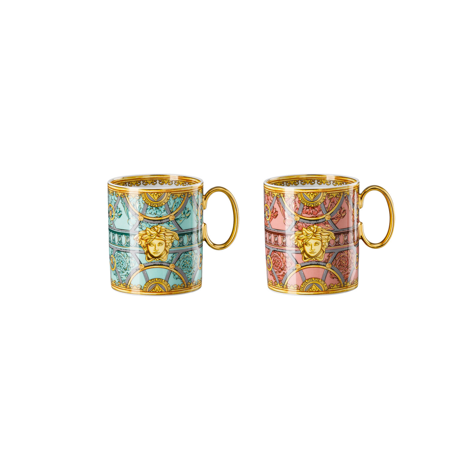 Porcelain Mug Sets La Scala del Palazzo Set 2 Becher mit Henkel