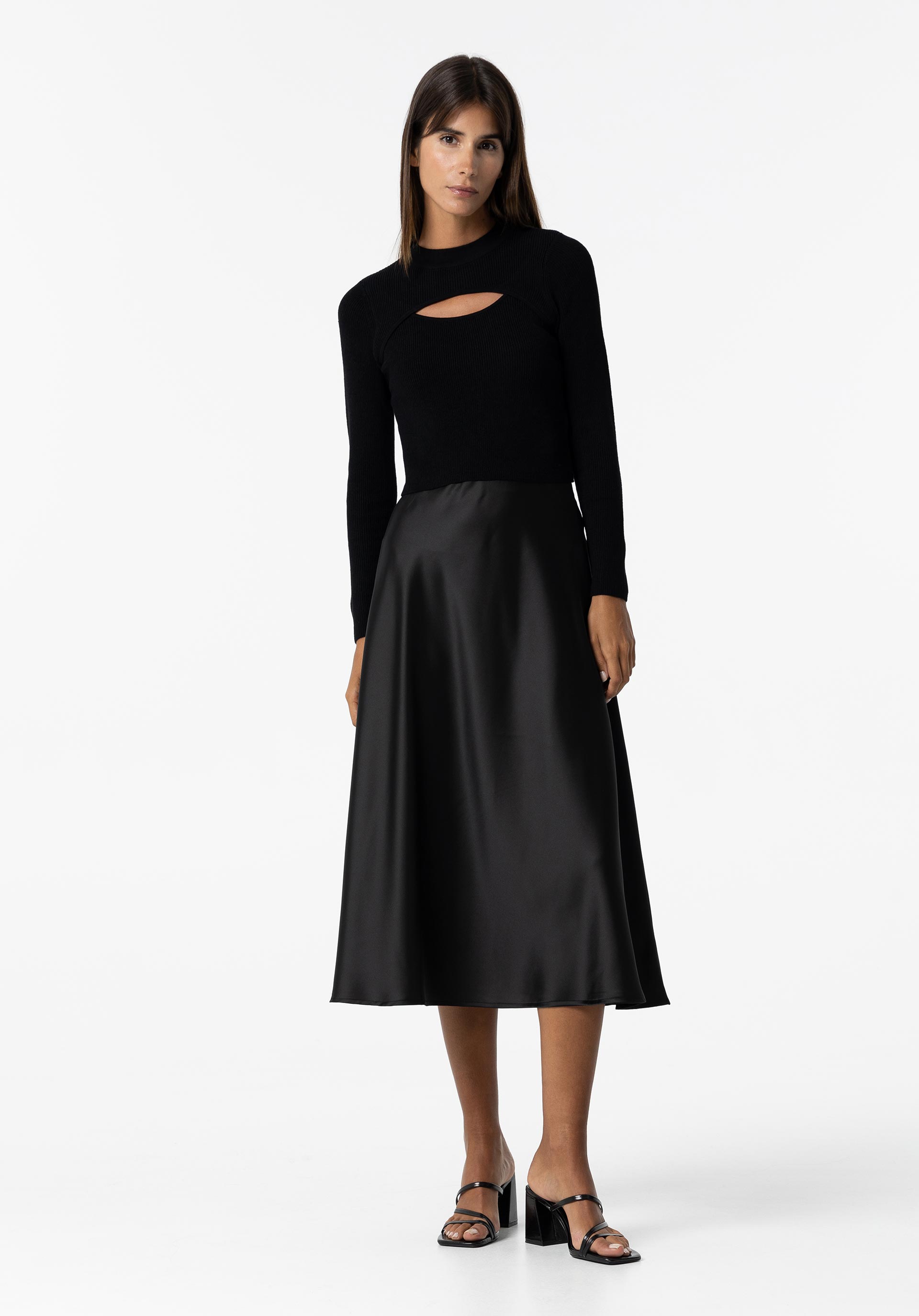 Saia Midi Acetinada