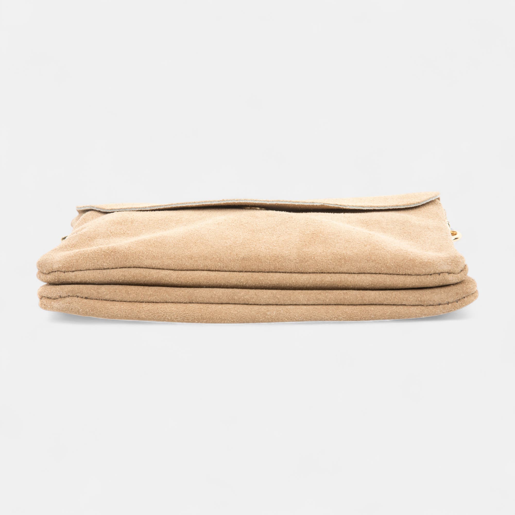 Sac bandoulière en cuir beige
