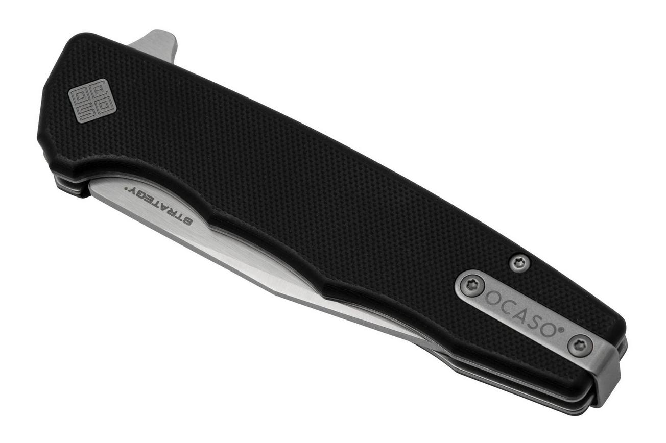 Ocaso Strategy 29BGD Black G-10, Satin, zakmes