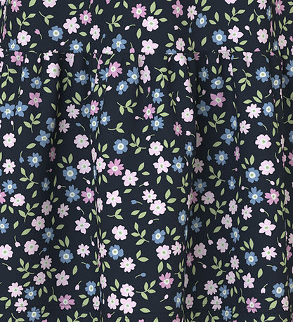 Name It Kjole - Noos - NmfVigga - Dark Sapphire/Small Flowers
