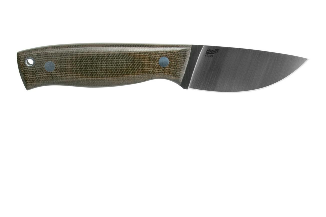 Brisa Skinner 90 - Elmax Flat - Green Micarta 362 jachtmes