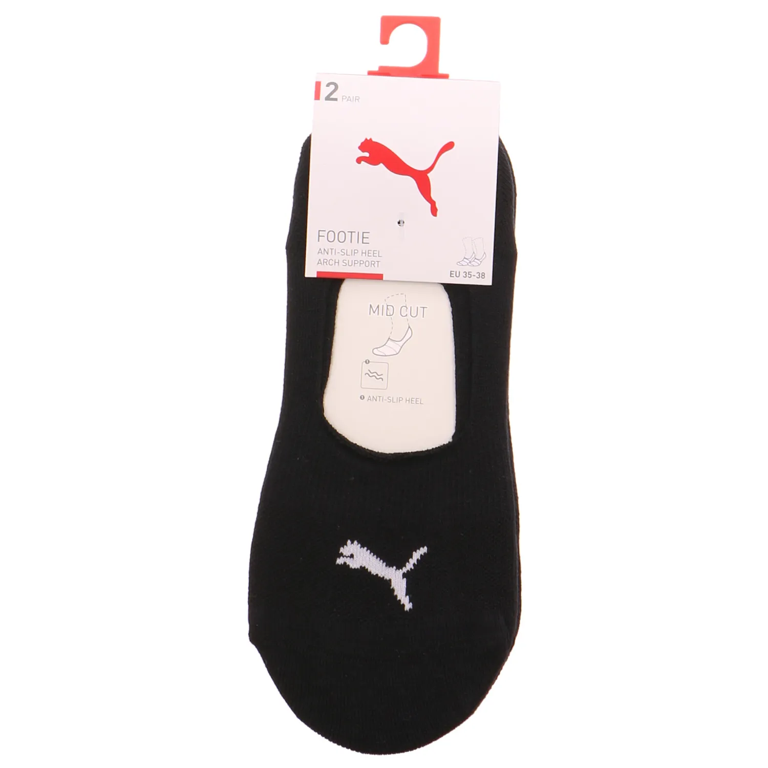 PUMA SOCKEN Füsslinge Schwarz Textil