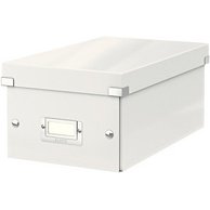Boîte de rangement pour DVD Click & Store, noir