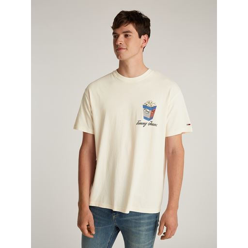 Tommy Jeans Novelty 2 T-shirt, Ancient White, XL