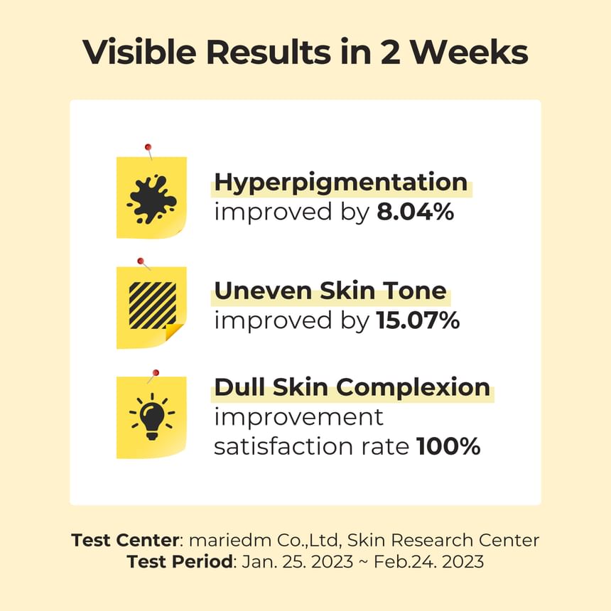 numbuzin - Nr. 5+ Glutathion Vitamine-Niacinamide Geconcentreerde Pad