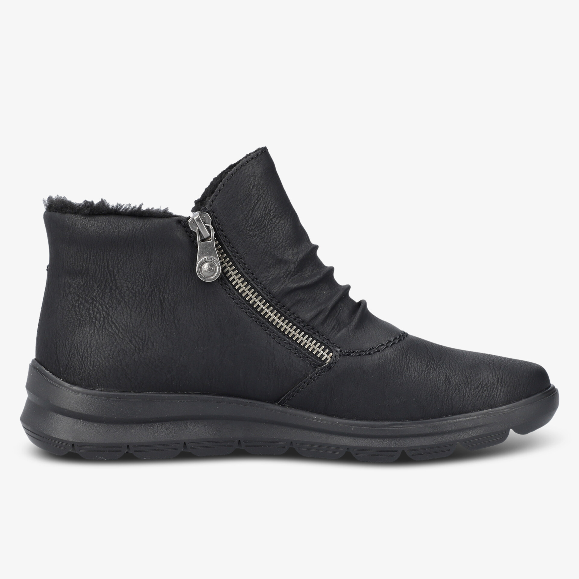 rieker Damen Stiefeletten schwarz