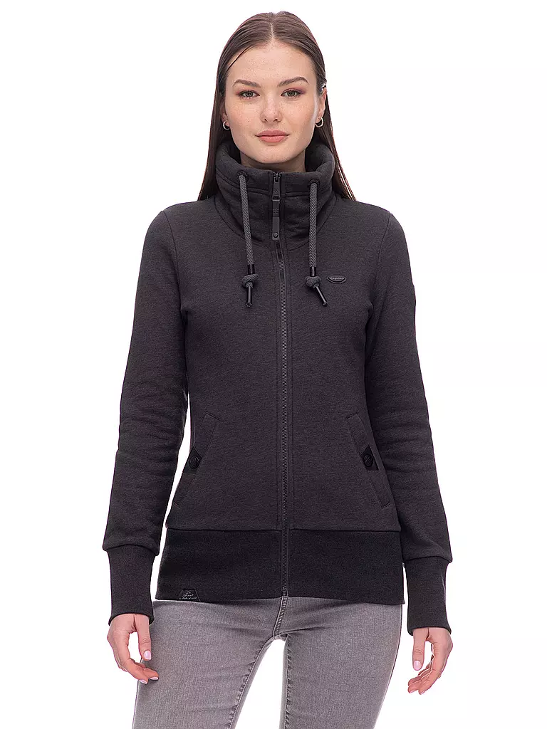 RAGWEAR Sweatjacke RYLIE grau