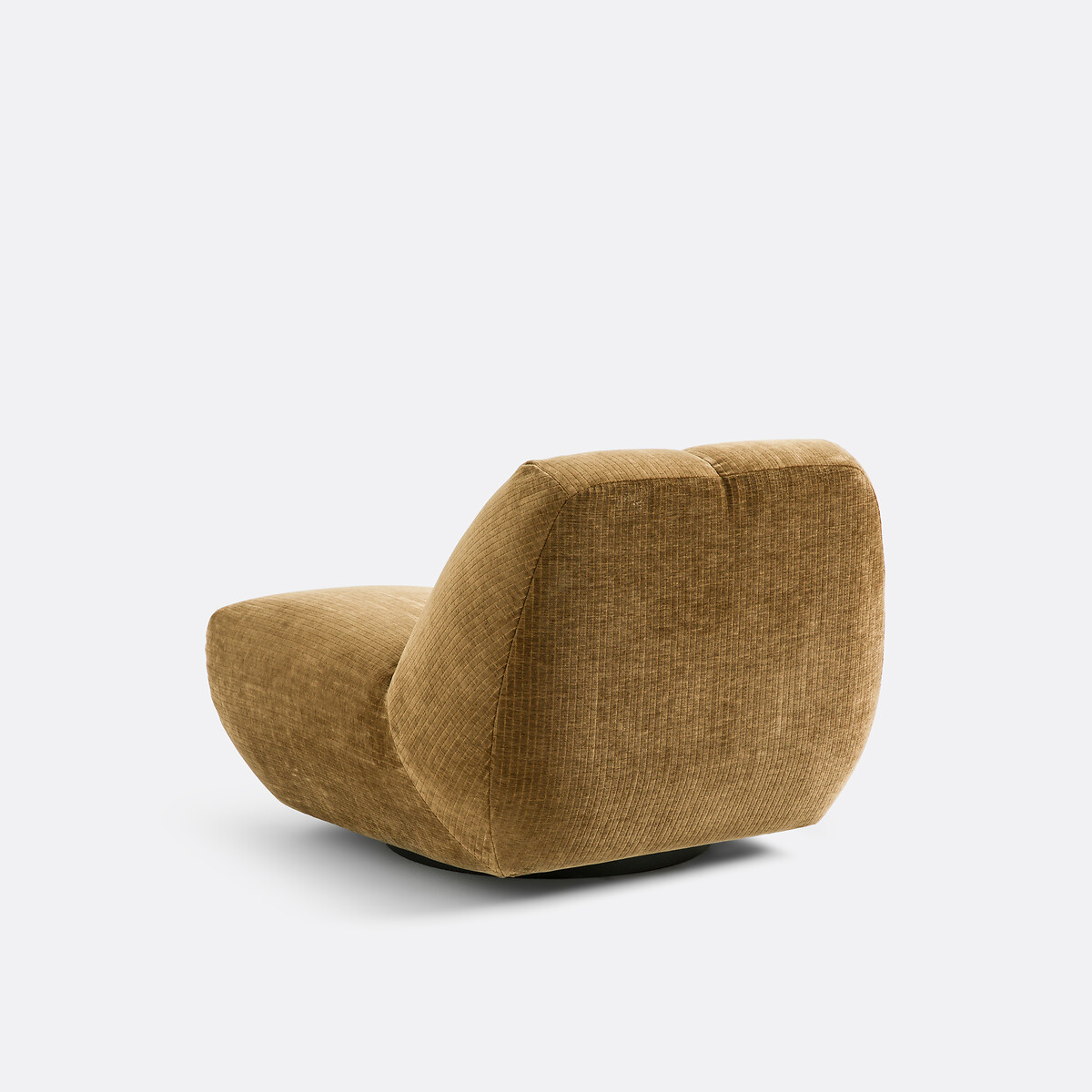 LA REDOUTE INTERIEURS<br>Draaibare fauteuil, vintage ribfluweel, Nuria