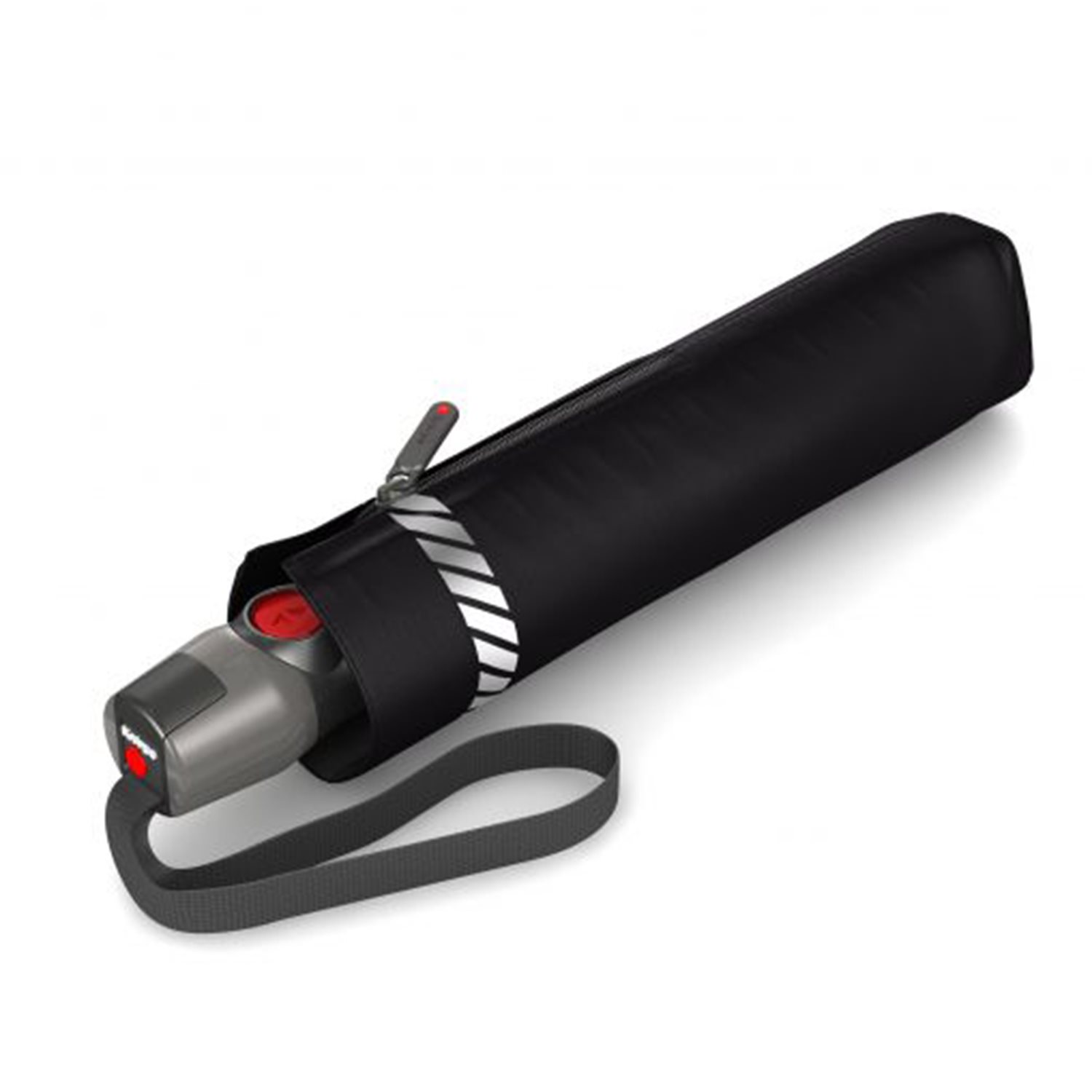 Knirps T-200 Medium Duomatic Paraplu reflective black