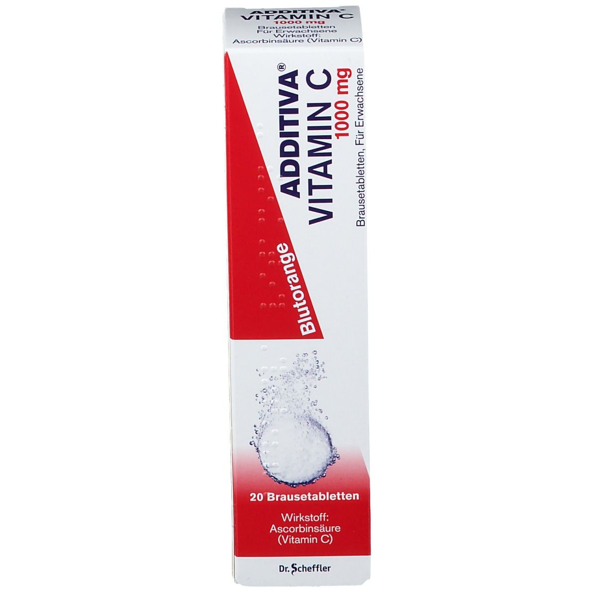 ADDITIVA® Vitamin C Blutorange Brausetabletten