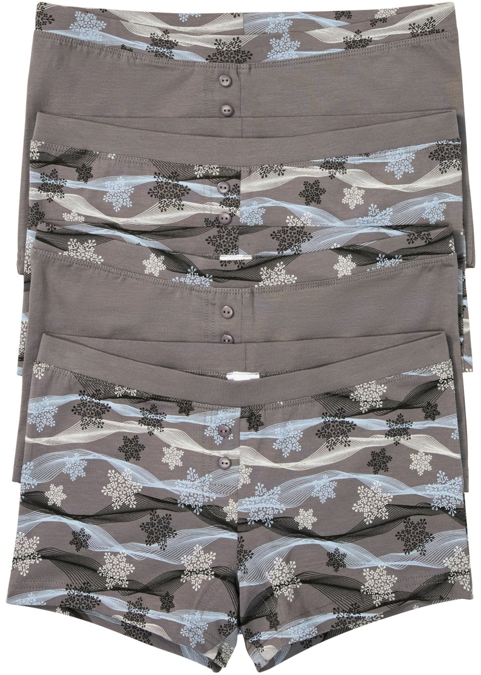 Lot de 4 boxers femme avec coton