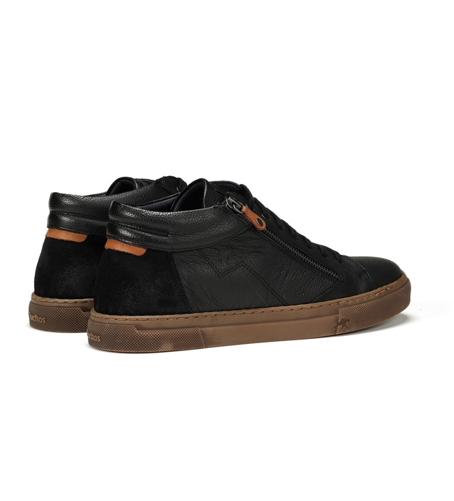 Tênis de couro Fluchos F1550 preto