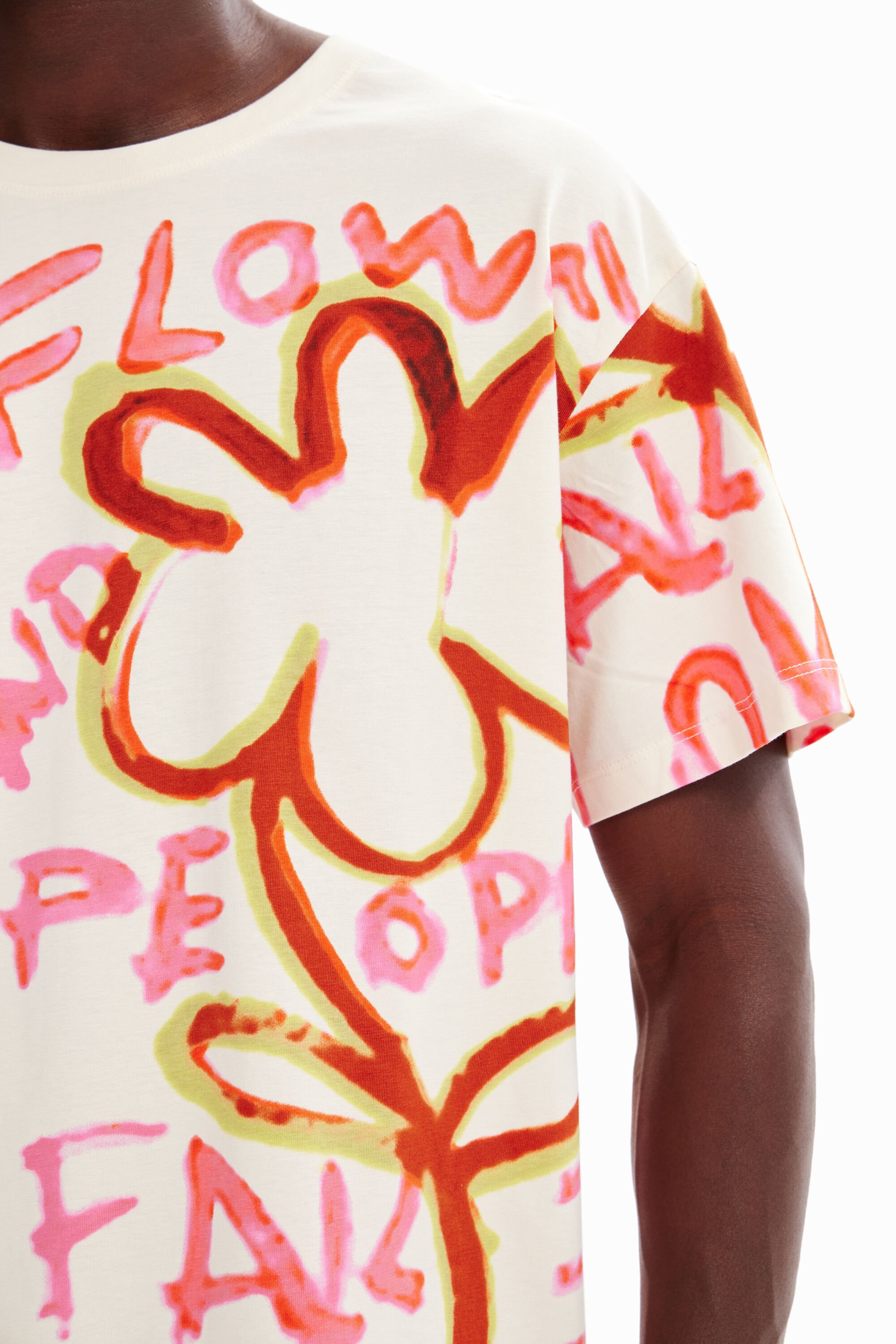 T-shirt oversize message nature
