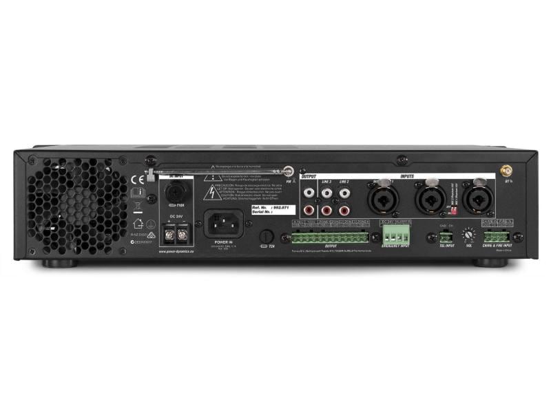 Power Dynamics Verstärker Pro PDV240MP3 4-Zonen Mischer Multifunktionaler 4-Zonen Mischer