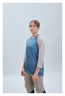 Maillot Manches 3/4 Femme Poc MTB Pure Bleu/Beige