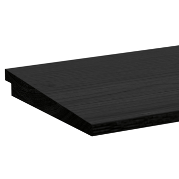 Zweeds rabat vuren hout zwart 1,2/2,7 x 19 x 240 cm