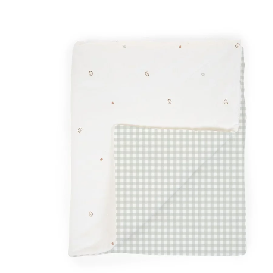 CHILDHOME Decke Vichy Wald 80 x 100 cm