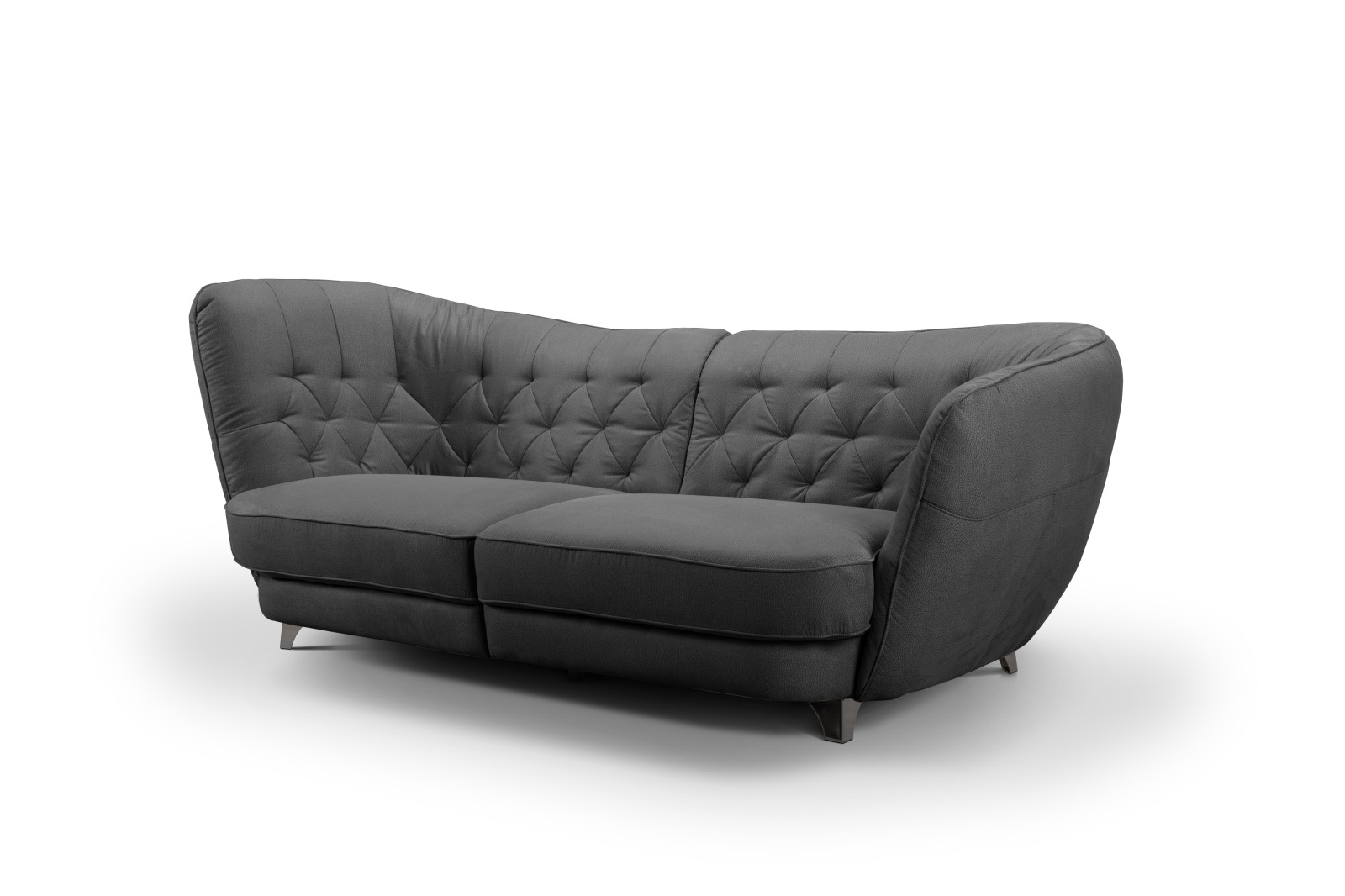 Big-Sofa - anthracite - Retro - links