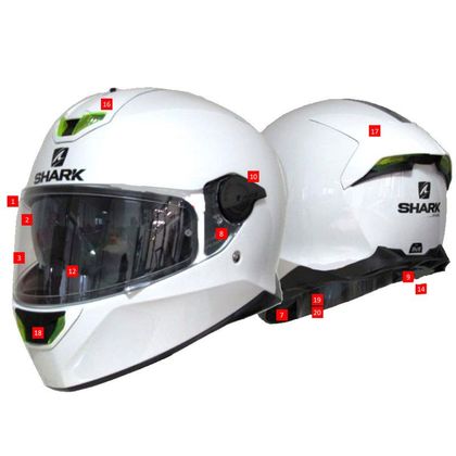Ventilation Shark SKWAL 2 - Noir / Blanc