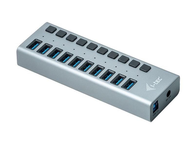 i-tec USB 3.0 Charging HUB 10 Port 10-Port USB 3.0 Lade-HUB mit 48 Watt-Poweradapter