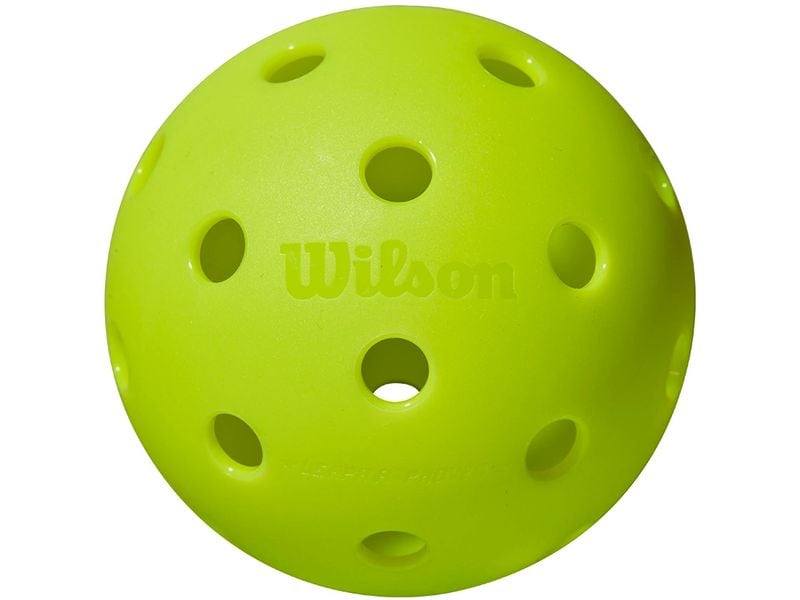 Wilson Pickleball Bälle Tru 32 2er-Pack, Gelb Spritzgegossener Pickleball