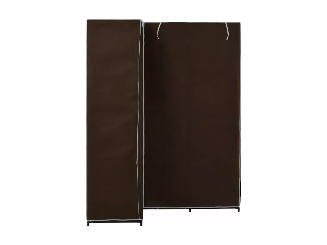 Garde-robe d'angle Marron 130x87x169 cm