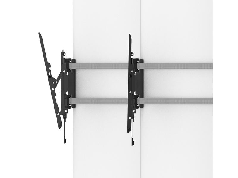 NEOMOUNTS Säulenhalterung WL35S-910BL16 Schwarz Neigbare Säulenhalterung für Flachbildschirme von 40 bis 75 Zoll