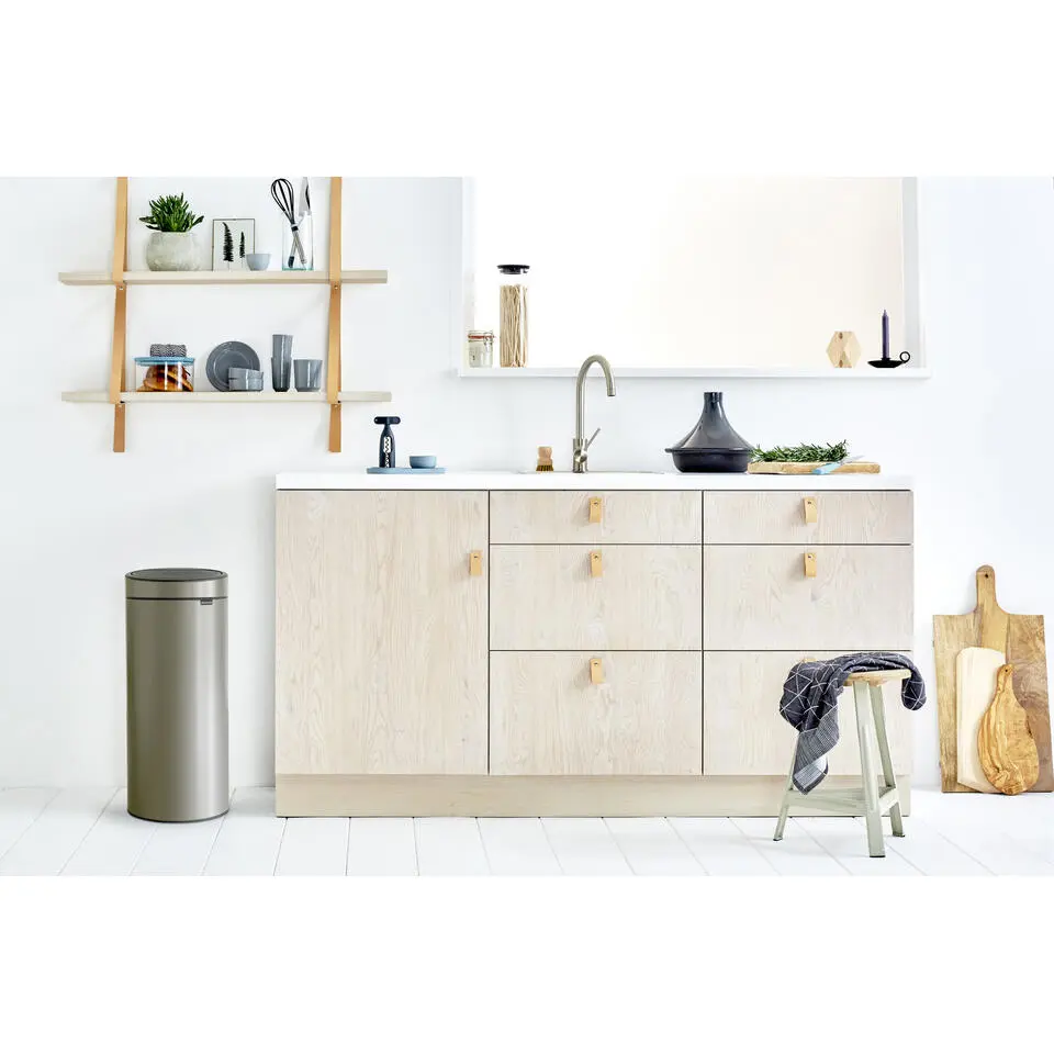 Brabantia Afvalverzamelaar 30L Platinum