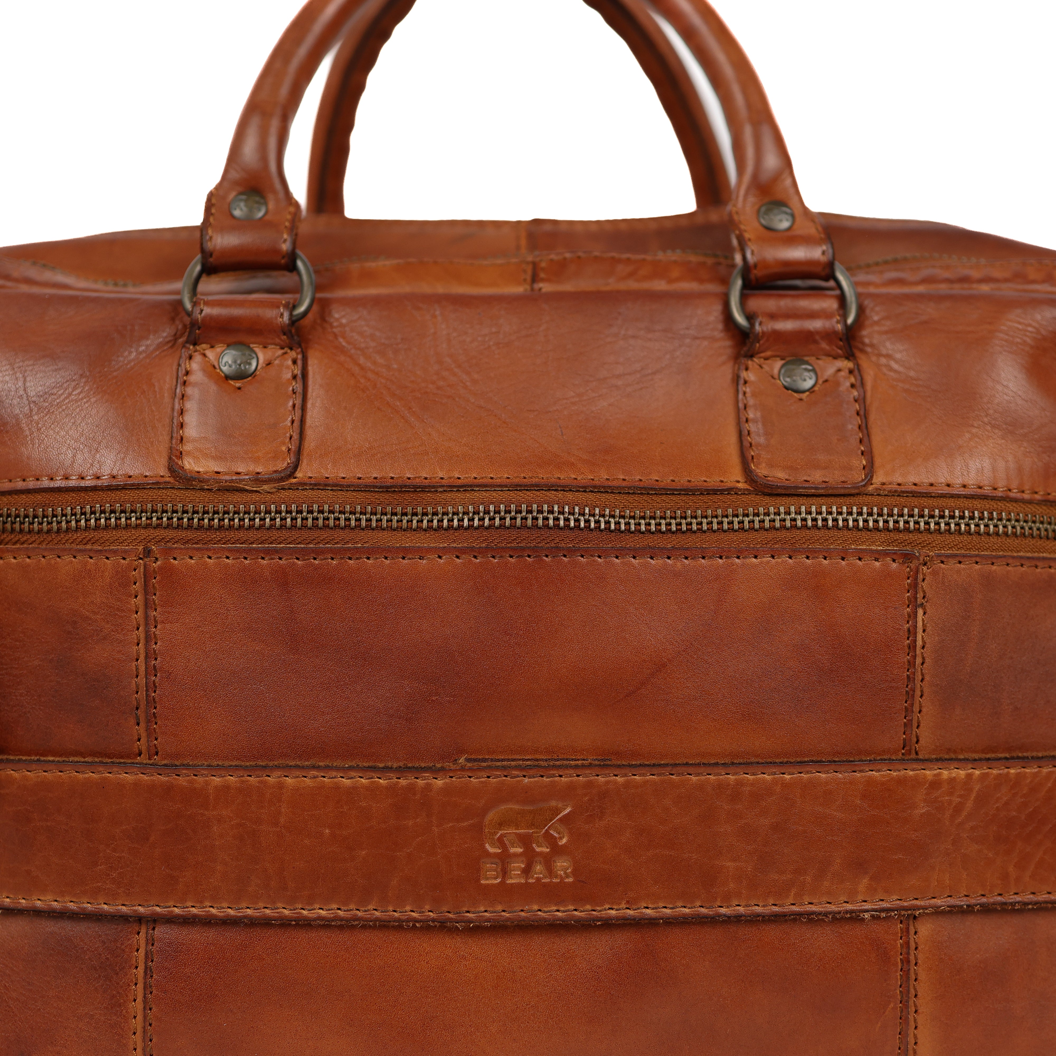 Laptoptas 'Silke' cognac Cognac