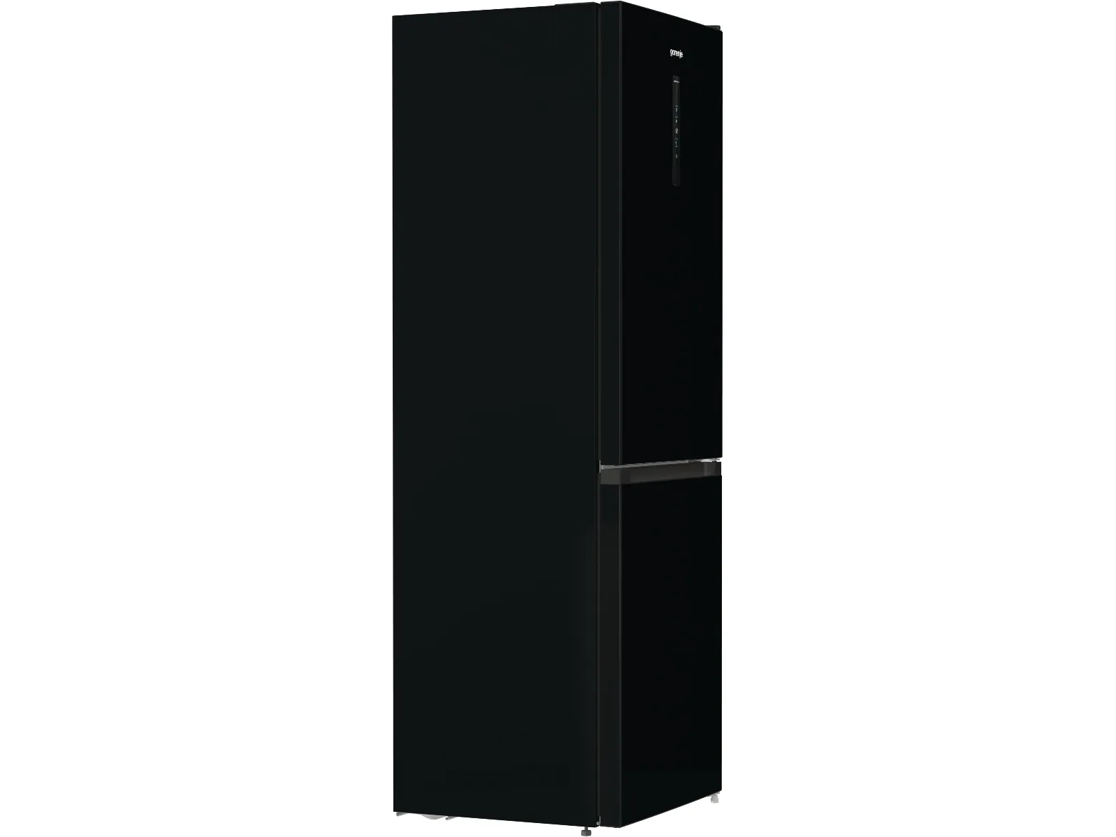 Gorenje NRK6192ABK4 - Køleskab/fryser - bund-fryser - bredde: 60 cm - dybde: 59.2 cm - højde: 185 cm - 300 liter - Klasse E - sort