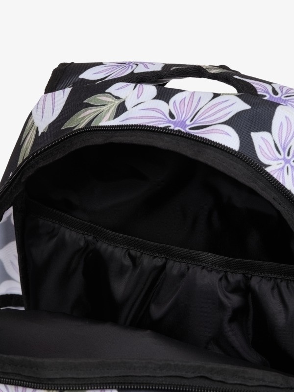 Here You Are Printed Sac à dos moyen Noir Femme