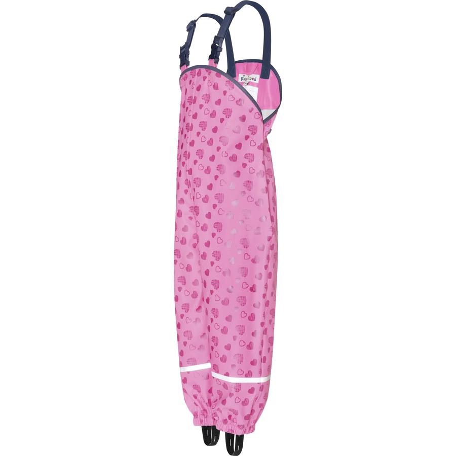 Playshoes Regenlatzhose Herzchen pink