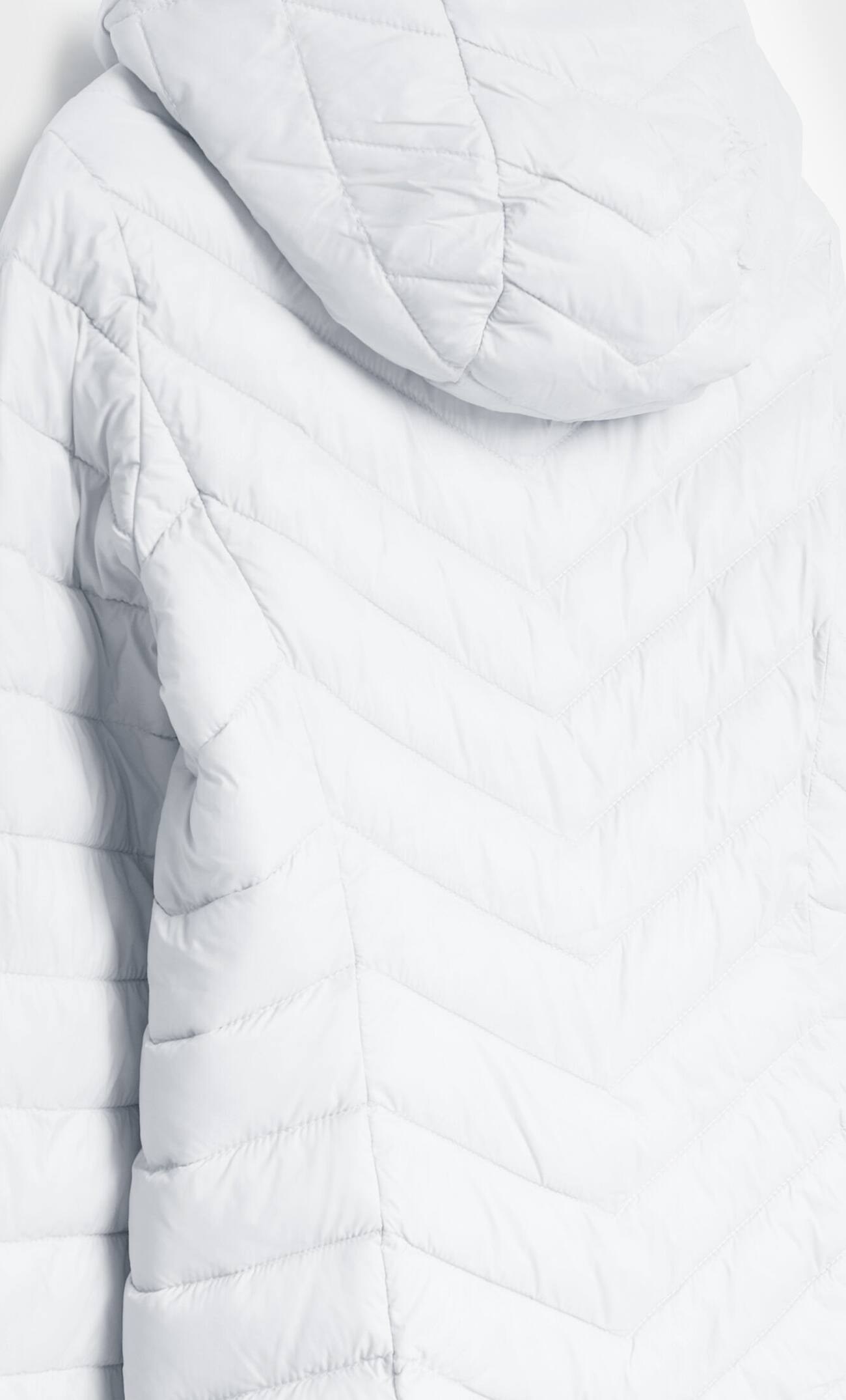 Jaqueta puffer com capuz