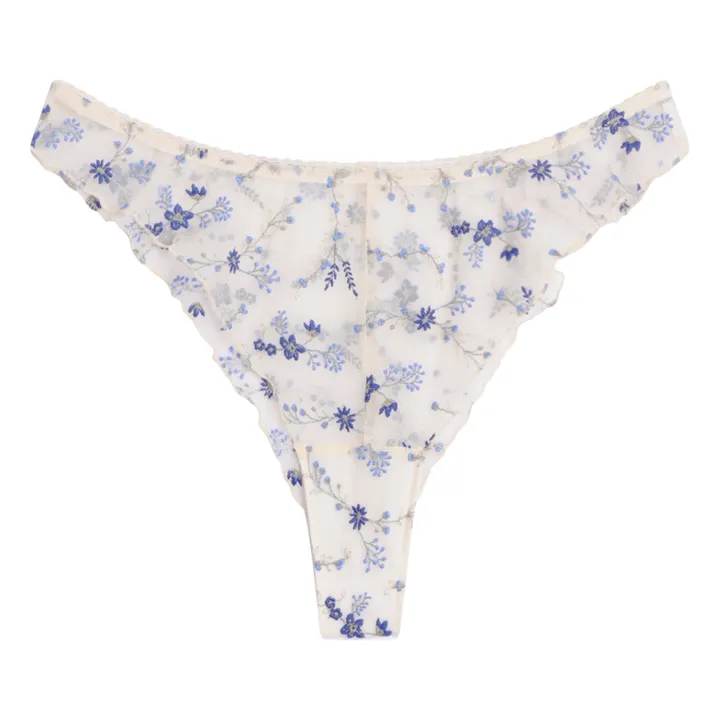 Icone Tanga Carlotta Broderies Françaises | Ecru