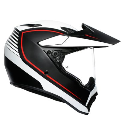 Casque AGV AX9 - PACIFIC ROAD - Noir / Blanc