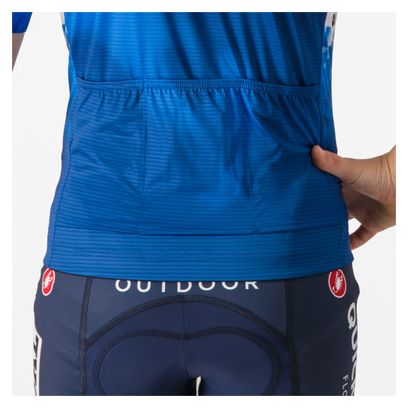 Maillot Manches Courtes Enfant Castelli Aero Kid Soudal Quick-Step 2024 Bleu