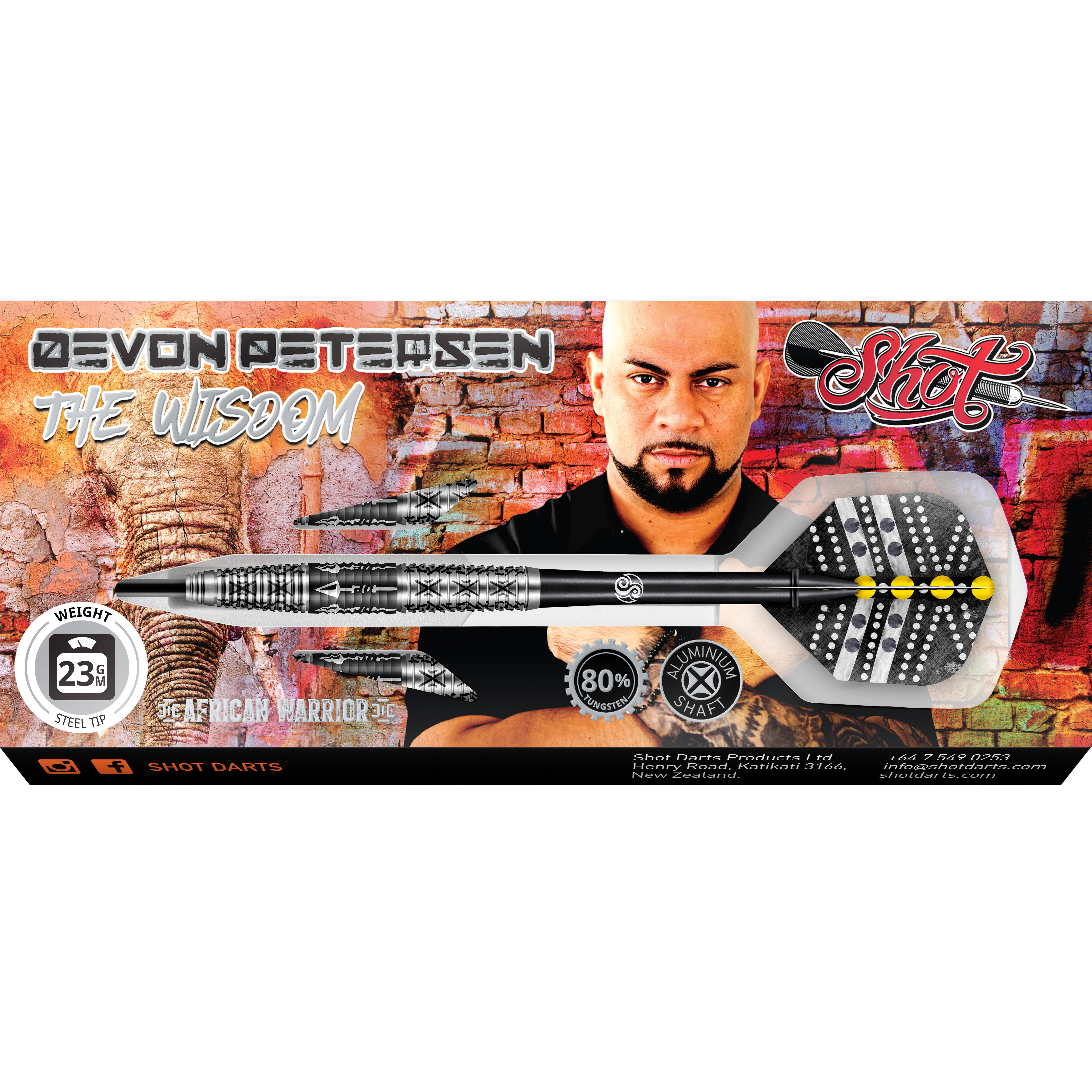 Shot - Devon Petersen The Wisdom - Steeldart