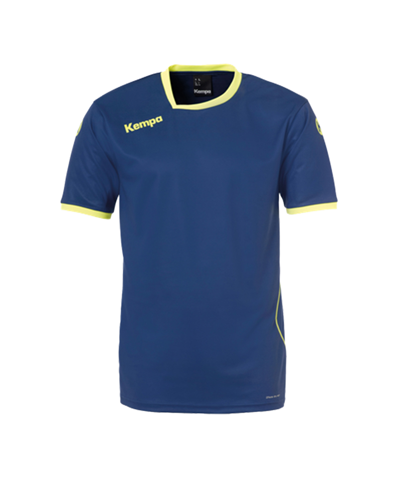 Kempa Curve Trikot T-Shirt Kids Blau Gelb F09