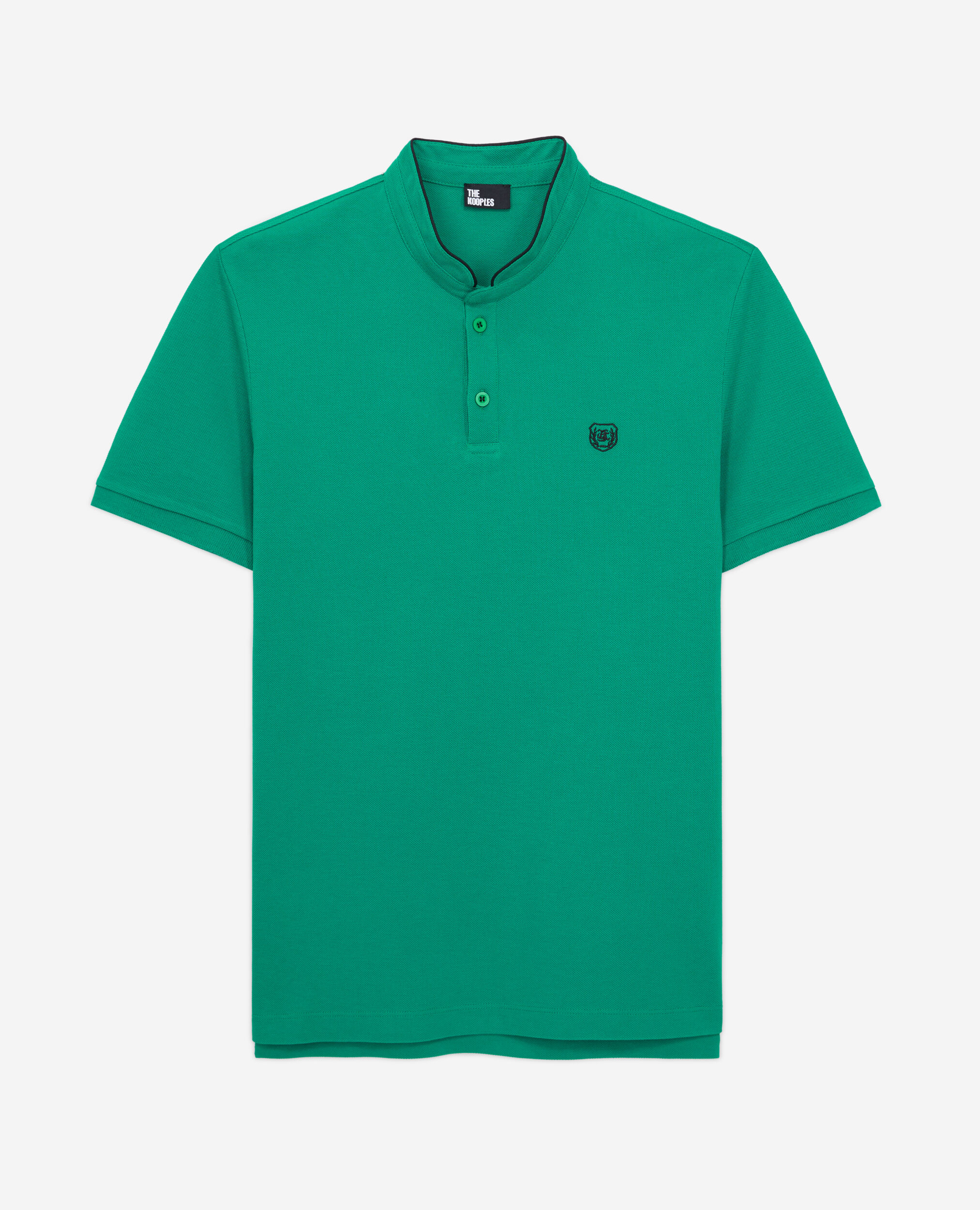 Polo col officier vert