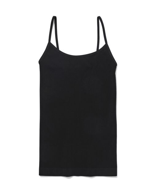 débardeur légèrement correcteur avec bambou noir