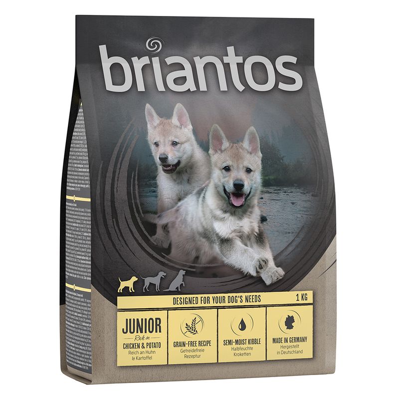 Briantos Junior poulet, pommes de terre - SANS CÉRÉALES pour chien