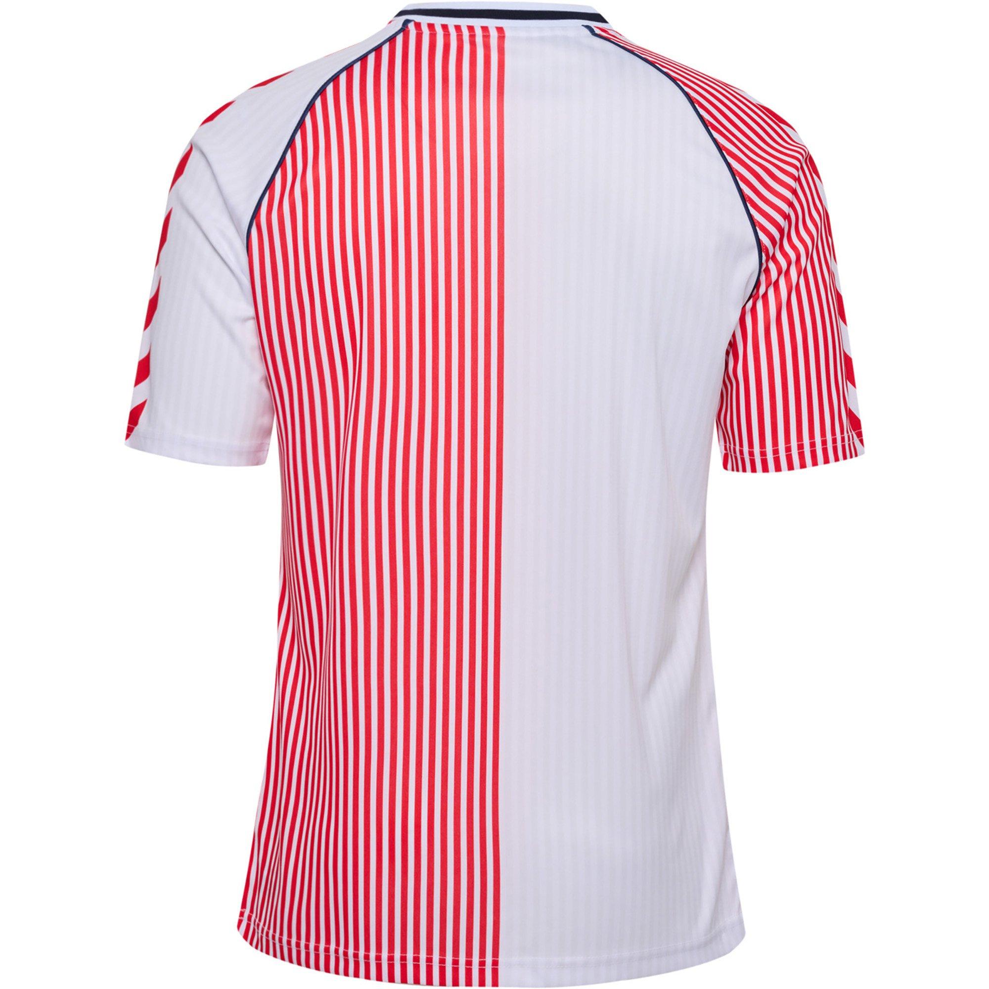 Hummel Denmark 1986 Retro Away Shirt Adults