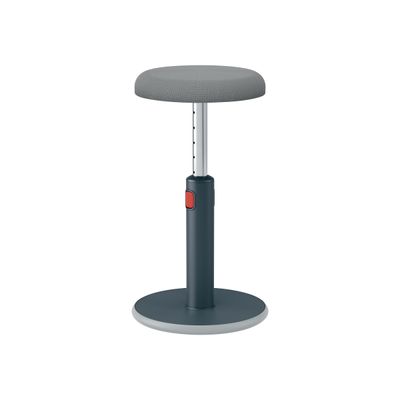 Leitz Ergo Cosy 2 en 1 - Tabouret ergonomique assis/debout - hauteur réglable jusqu'à 79 cm - gris velours