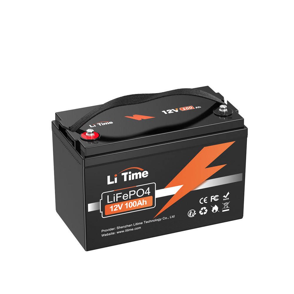 LiTime LiFePO4 12V 100Ah Tiefentladung Lithium Batterie