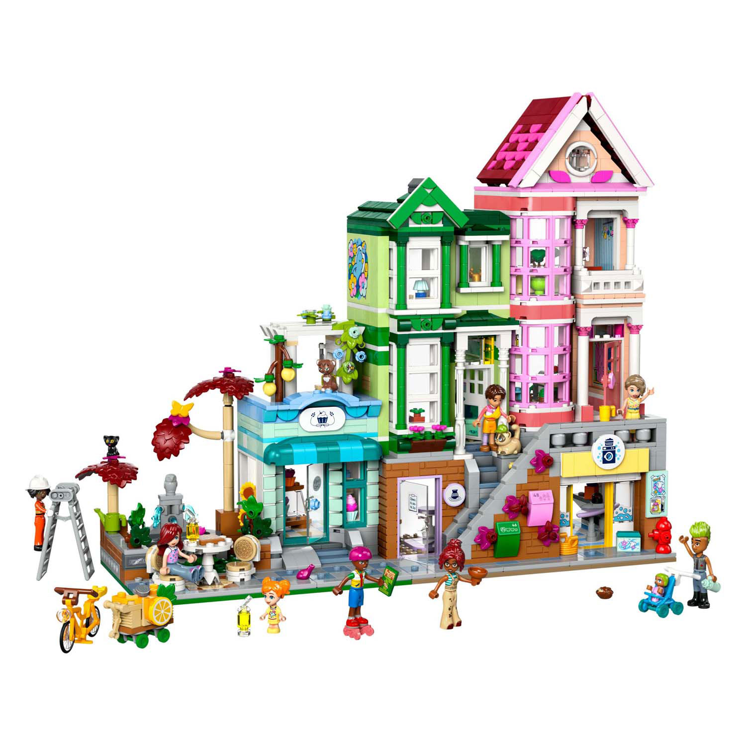 LEGO Friends 42670 Heartlake City Appartementen En Winkels