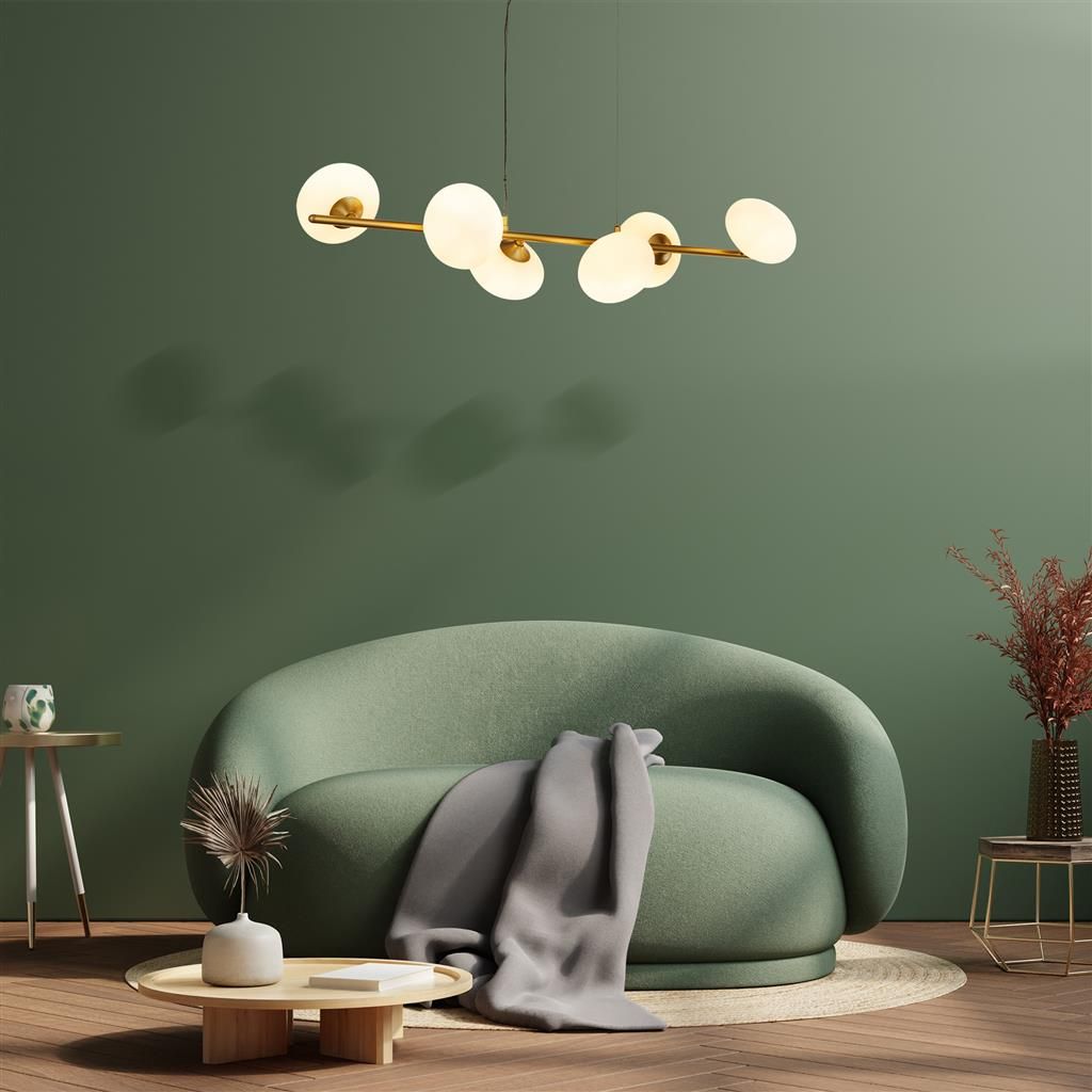 Hanglamp 94041-6GO Pebble B101.5 x D23 cm