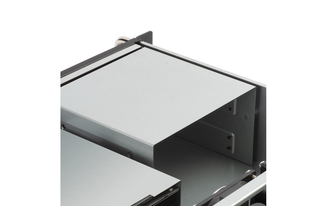 Gehäuse SST-RM23-502<br>Industrielles 2HE-ATX-Rackmount-Speicherservergehäuse mit dualem 5.25-Zoll-Laufwerkschacht und USB-3.1-Gen1-Schnittstelle
