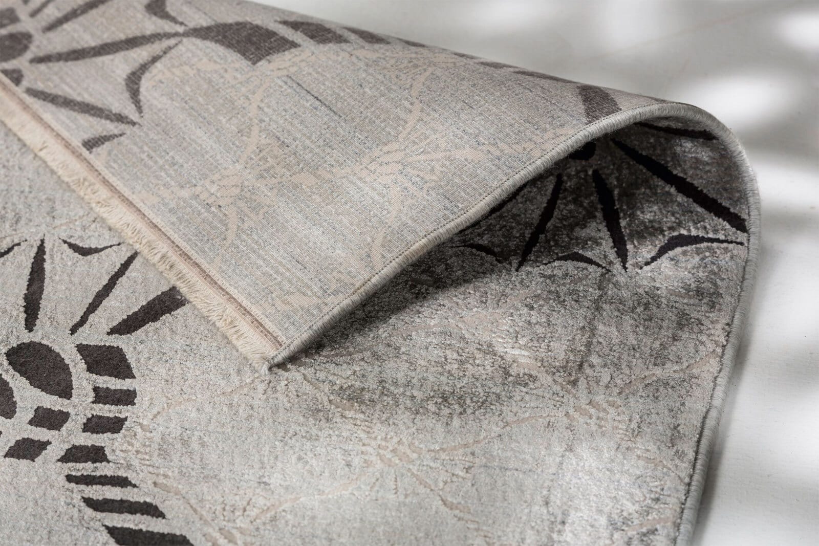 JOOP! Teppich CORNFLOWER DOUBLE 200 x 300 cm silberfarbig