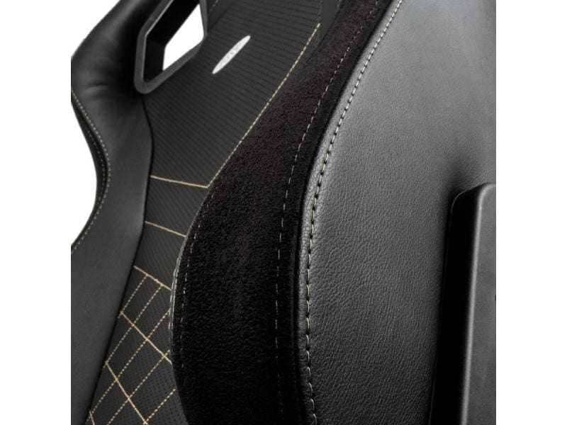 noblechairs Gaming-Stuhl EPIC Schwarz/Gold Besonders bequemer Computersessel, Mercedes-AMG Petronas Motorsport Edition